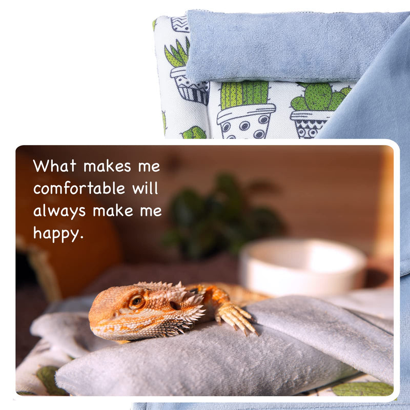 MRREPTILE Bearded Dragon Bed Blanket, Reptile Sleeping Bag, Ideal for Bearded Dragon Leopard Gecko Tank or Cage - BeesActive Australia
