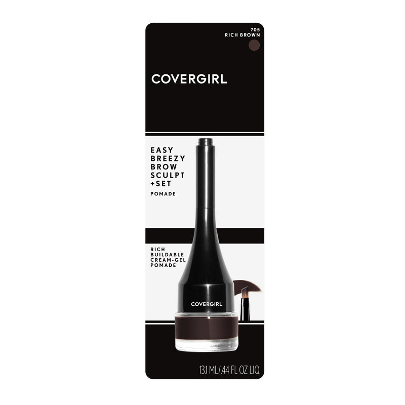 COVERGIRL Easy Breezy Brow Sculpt + Set Pomade, Rich Brown, 1 Count (packaging may vary) - BeesActive Australia