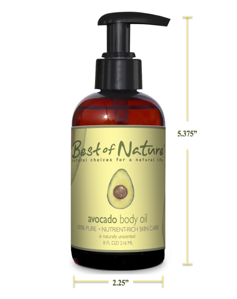 Avocado Body Oil - 8 oz - 100% Pure & Natural - For Body & Hair! - BeesActive Australia