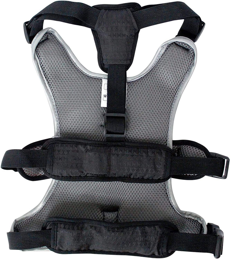 Peak Pooch - No-Pull Dog Harness - Padded Mesh Fabric Dog Vest with Reflective Trim, Lifting Handles, Velcro and Buckle Straps Medium (22" - 31" chest) Hunter Green - BeesActive Australia