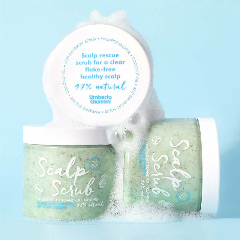 Umberto Giannini Scalp Scrub, Vegan & Cruelty Free Exfoliating Anti-Dandruff Scalp Rescue Scrub 250 g (Pack of 1) - BeesActive Australia