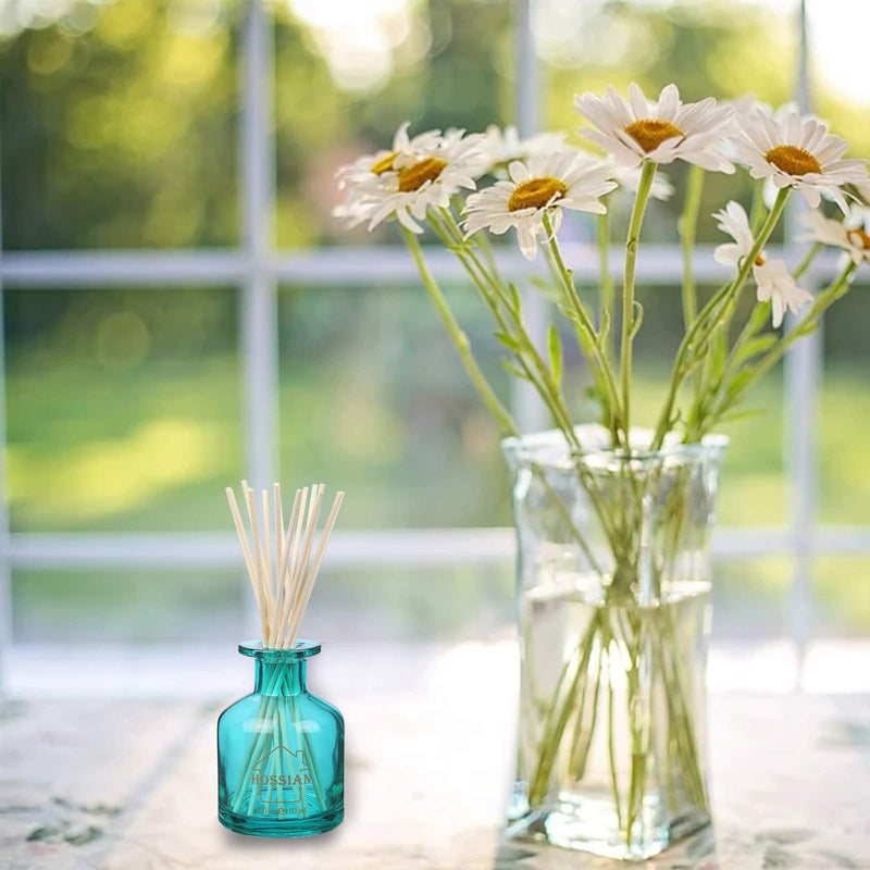 HOSSIAN Reed Diffuser Sticks - Wood Rattan-Reed Sticks -Diffuser Glass Bottles-Diffuser Refills- Spa-Aromatherapy (7''18cm) - BeesActive Australia
