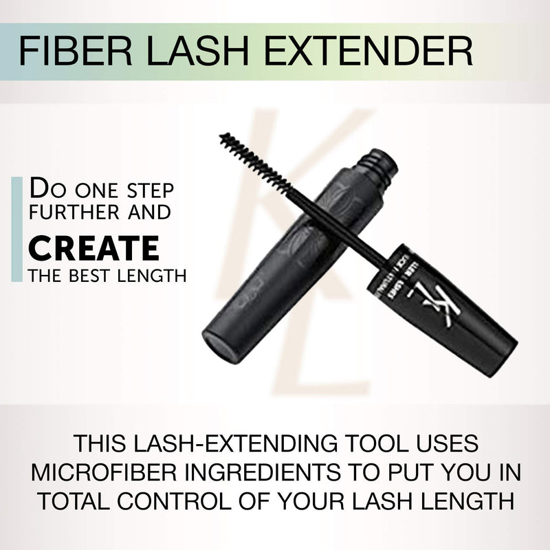 KL Killer Lashes Mascara Black and Ultimate Fiber Lash Extender for Fuller Longer Lashes Set Black Mascara and Lash Extender - BeesActive Australia