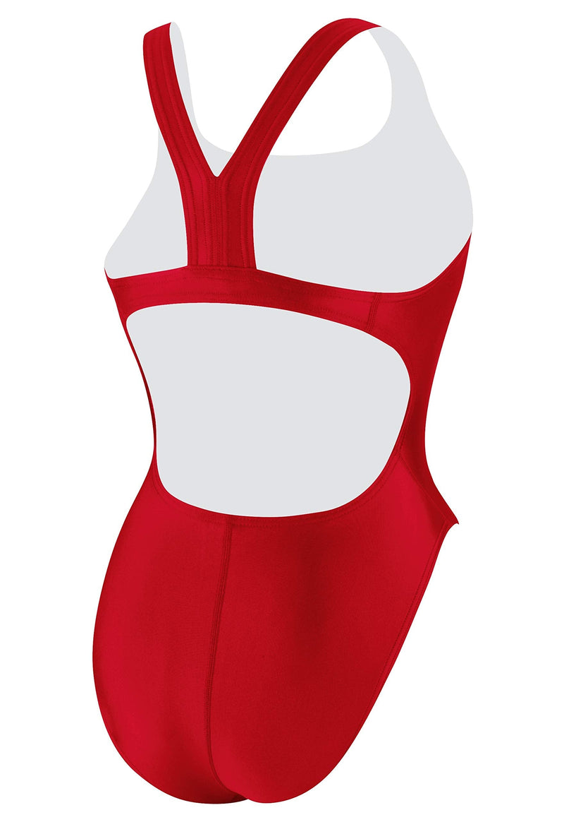 Speedo Girls' Swimsuit One Piece Prolt Super Pro Solid Youth Speedo Red 4 - BeesActive Australia