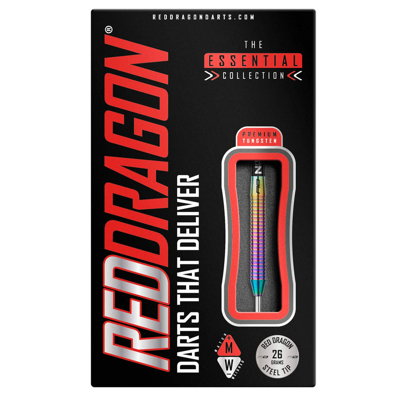 [AUSTRALIA] - Red Dragon Razor Edge Spectron: Tungsten Steel Darts with Flights and Stems 26.0 Grams 