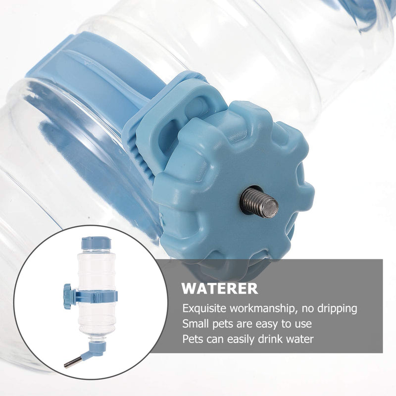 TEHAUX Pet Water Bottle Dispenser-Water Feeder Pet Drinking Water Bottle 473ml (Sky-blue) - BeesActive Australia