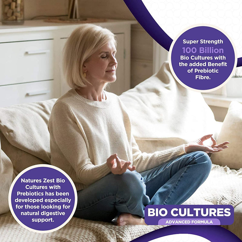 Bio Cultures Complex Probiotics 100 Billion CFU with Prebiotics, 180 Vegan Caps � Lactobacillus Plantarum & Saccharomyces Boulardii Probiotic - 6 Month Supply, Probiotics for Women, Packaging May Vary - BeesActive Australia