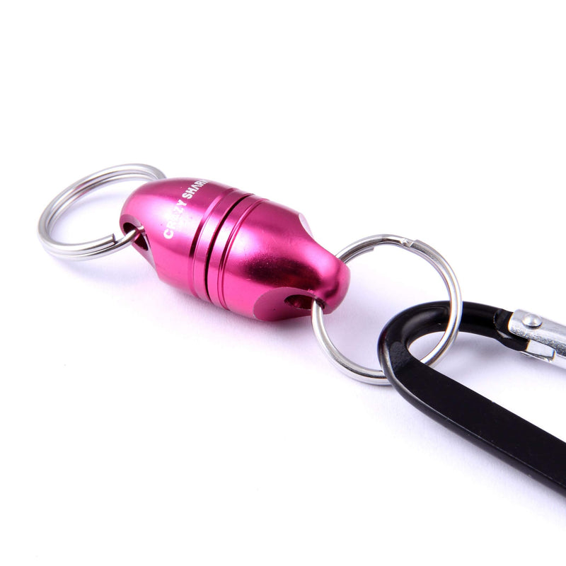 CRAZY SHARK Magnetic Net Release Aluminum Shell for Fly Fishing Pink - BeesActive Australia
