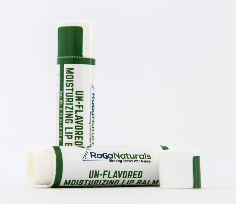 RaGaNaturals All Natural Fragrance Free Moisturizing Lip Balm, Original beeswax, Shea butter, Jojoba oil, Vitamin E and Love - 4 Tubes - BeesActive Australia