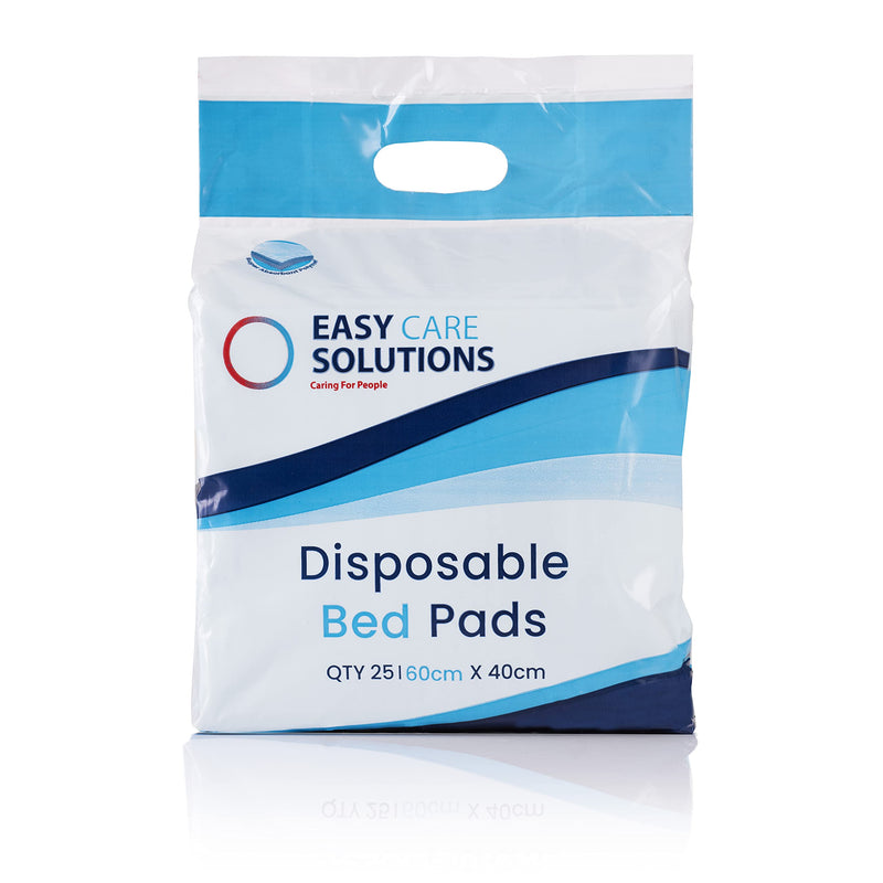 25 x Easy Care Solutions | Disposable Incontinence Bed Pads | 40 x 60 cm | 1 Pack of 25 40x60 cm (Pack of 25) - BeesActive Australia