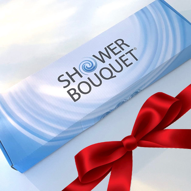 Loofah-Charcoal Back-Scrubber & Bath-Sponges by Shower Bouquet: 1 Long-Handle-Back-Brush Plus 2 Extra Large 75g Soft Mesh Poufs, Men & Women - Exfoliate with Full Pure Cleanse in Bathing Accessories Charcoal Black - BeesActive Australia