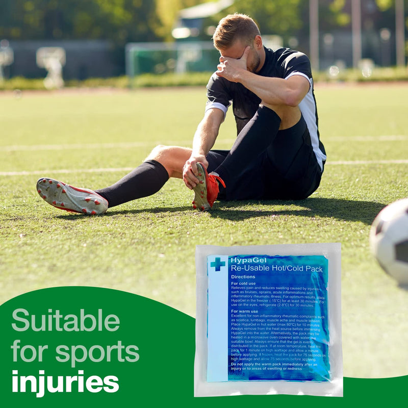 Safety First Aid Group HypaGel Hot/Cold Therapy Pack, Single Pack, Compact, 13 x 14 cm - BeesActive Australia