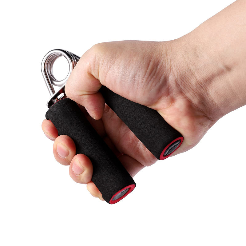 BOOMIBOO Hand Grip Strengthener, Hand Soft Foam Manual Exerciser, Rapid Increase of Wrist, Forearm and Finger Strength Exercise Equipment, 2 Pack - BeesActive Australia