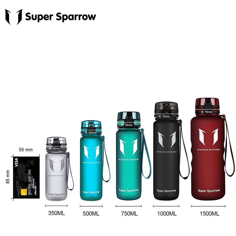 Super Sparrow Original Spare Parts - Tritan Water Bottle Lid - BPA Free - Suitable for 350ml / 500ml / 750ml / 1000ml / 1500ml Bottle- Drink Bottle Lid for 12/17oz - BeesActive Australia