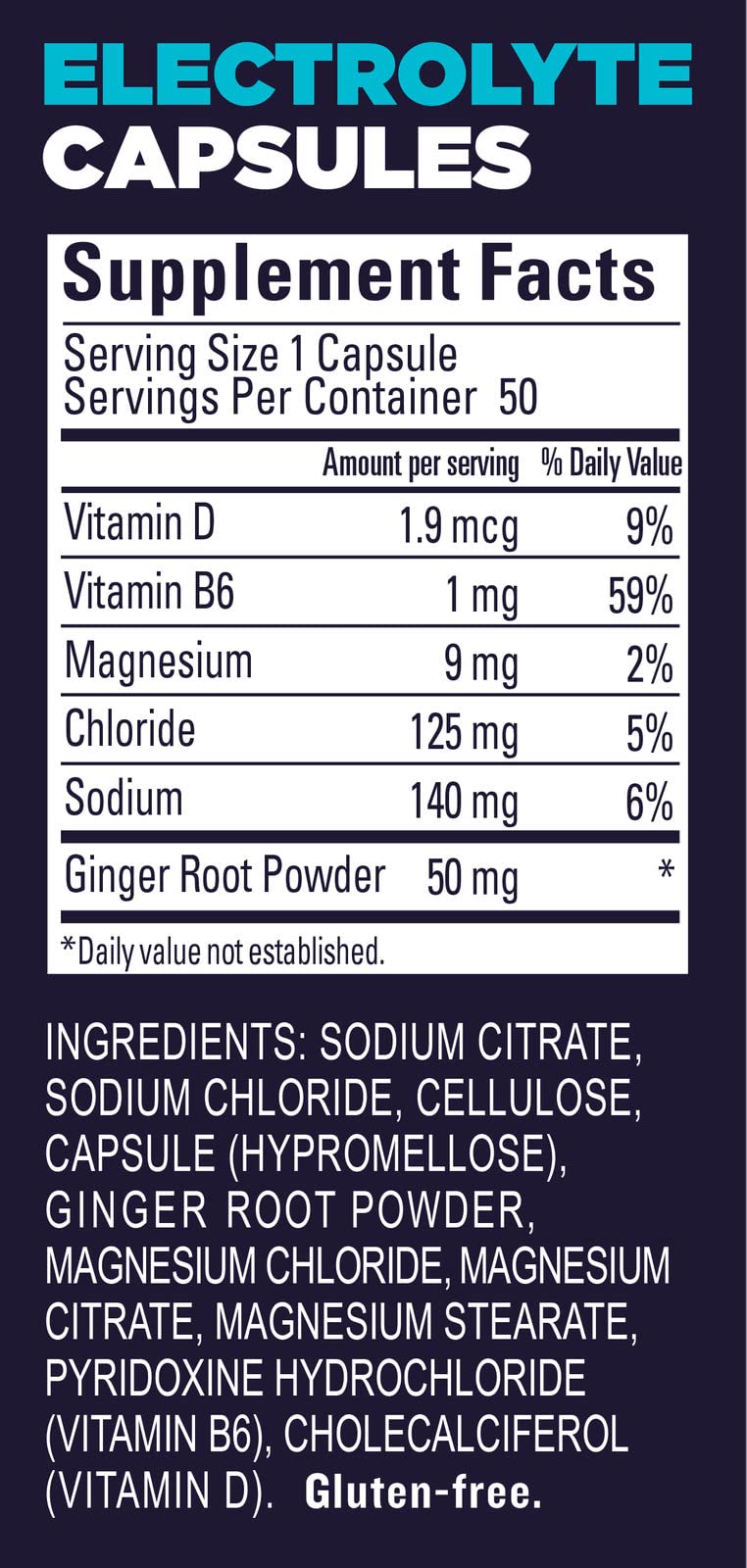 GU Energy Roctane Ultra Endurance Electrolyte Capsules, 50-Count Bottle - BeesActive Australia