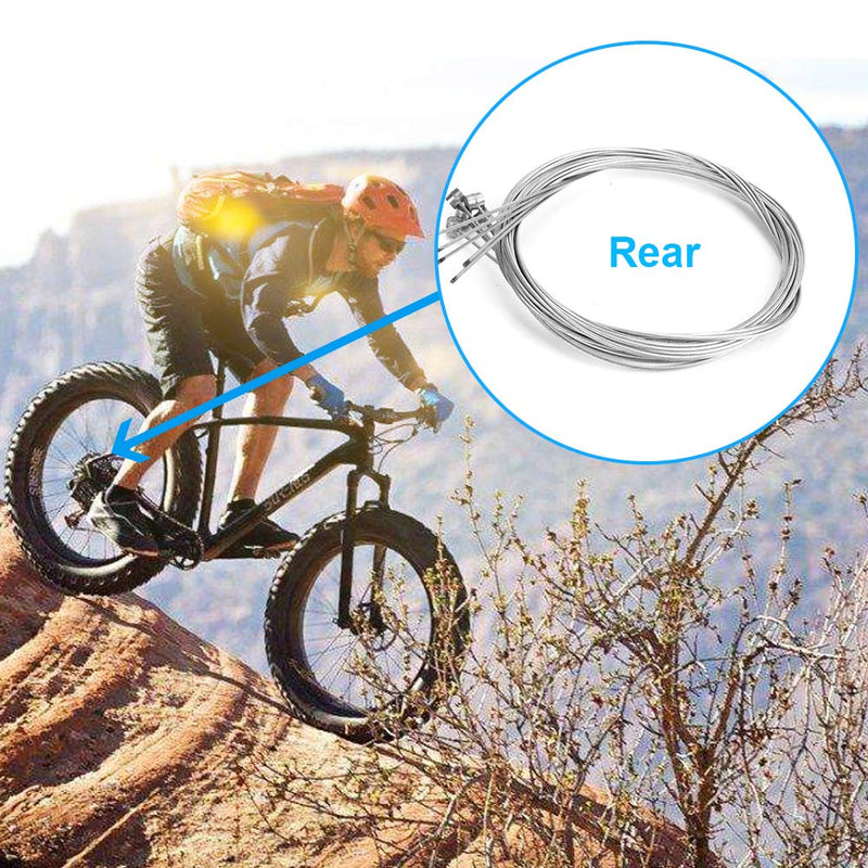 Hapleby 10PCS Premium Bike Brake Cable, Professional Bicycle brake line for Mountain and Road, Free For End Caps and End Ferrule - BeesActive Australia