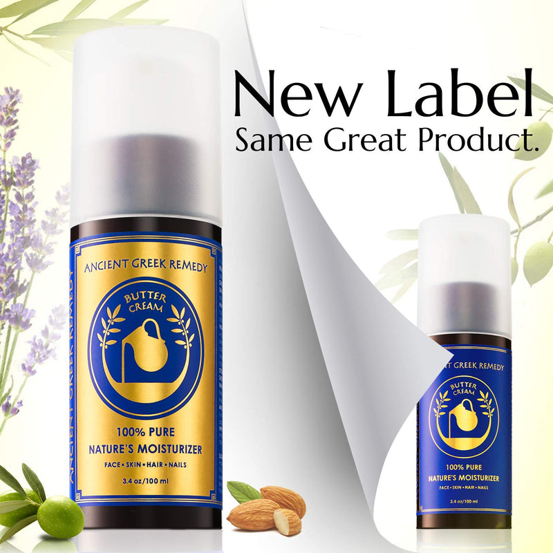 Organic Facial and Body butter Cream. Made of Almond, Olive, Castor, Vitamin E, Lavender oil. Anti Aging lotion for Face, Skin, Hair, Dry Hands, Cuticle. Day and Night Moisturizer for Men and Women - BeesActive Australia