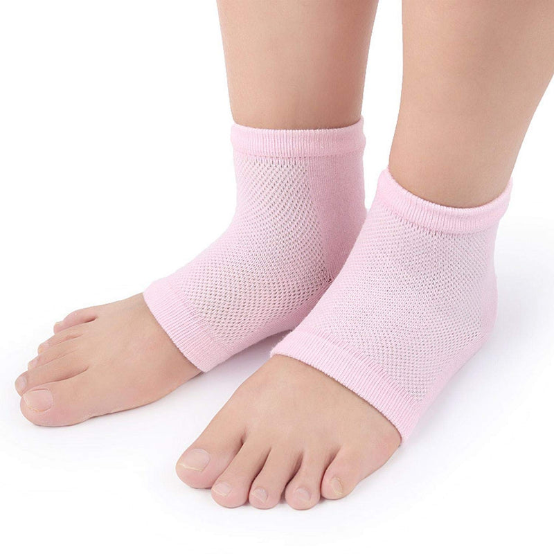 Runee Moisturizing Gel Heel Socks Open Toe For Dry, Hard, Rough, And Cracked Skin - Treatment Care For Softer Heel, 3 Pair - BeesActive Australia