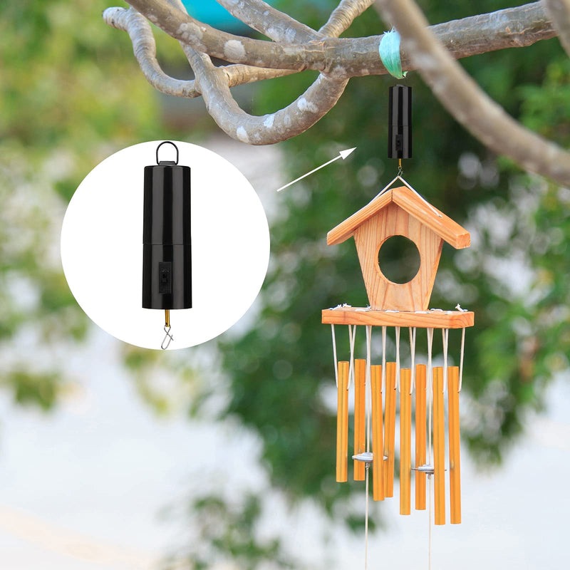 Hanging Black Rotating Motor Wind Spinner Motor Mobile Battery Operated Motor Multi-Purposes Rotatable Hook for Garden Decoration Accessory Supplies (1) 1 - BeesActive Australia