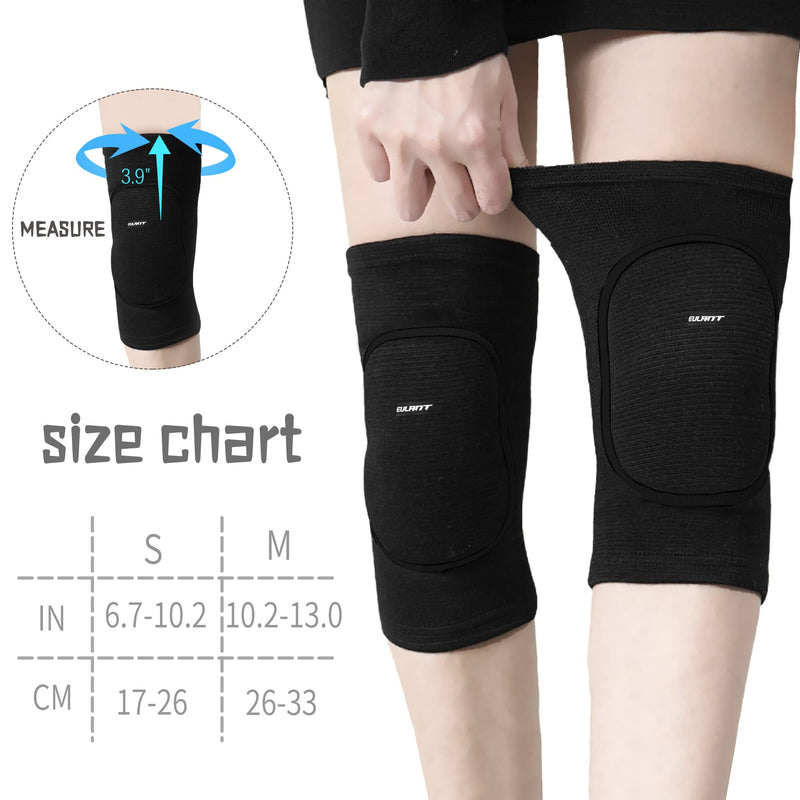 ONTYZZ Kids Knee Pads with Thicken Sponge Padding Breathable Stretchy Cotton Knee Pads Soft Knee Pads Guards Protective for Roller Skateboard Bike Scooter Outdoor Sports Black Small（6.7-10.2 inches） - BeesActive Australia