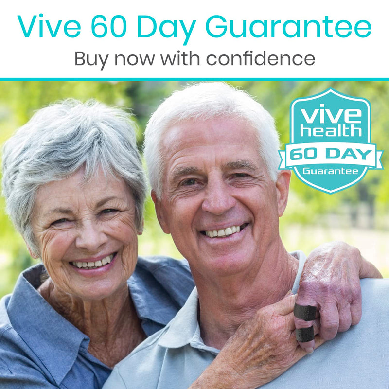 Vive Finger Splint (2 Pack) - Universal Finger Straightener - Broken and Trigger Finger Splints - Finger Brace for Arthritis pain and Support - Sprain Relief for Middle, Index, Ring, Pinky Fingers - BeesActive Australia