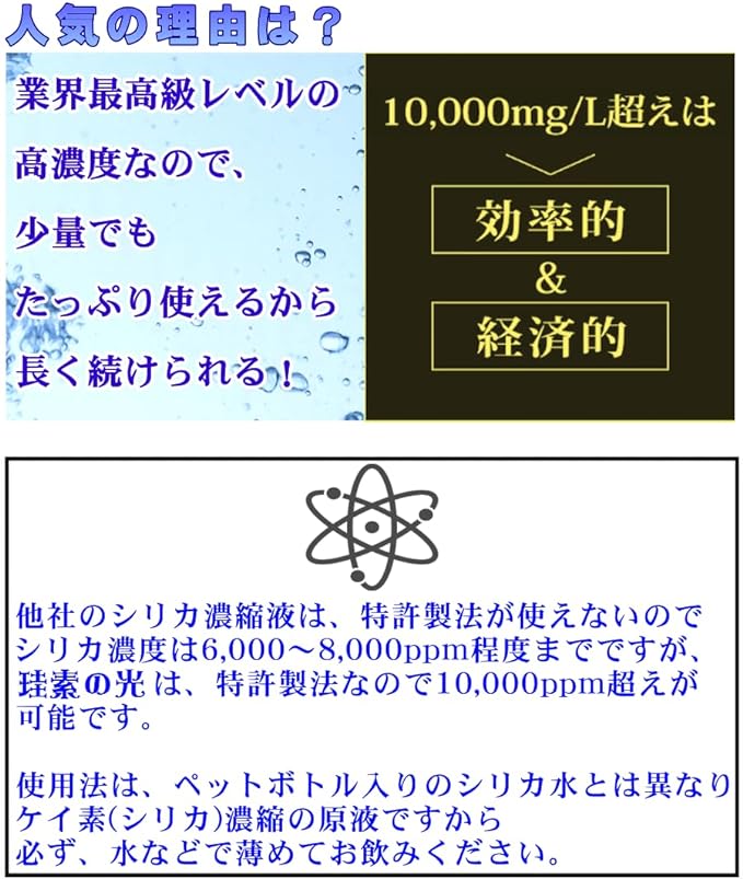 High Concentration Water-Soluble Silicon Light Silicon, 1.7 fl oz (50 ml), 1 Bottle, Patent Formulation, Silicon Concentration Over 10,000 ppm, Mineral Supplement, Made in Japan - BeesActive Australia