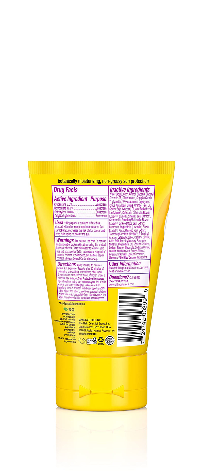 Alba Botanica Kids Sunscreen Lotion, SPF 45, Tropical Fruit, 4 Oz (Packaging May Vary) 4 Ounce (Pack of 1) - BeesActive Australia