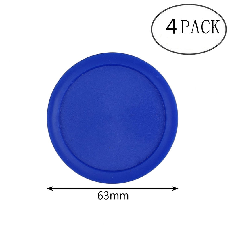 Kasteco 12 Pack 2.5 Inch Air Hockey Pucks for Small Size Table Red Blue Black 64x4 mm - BeesActive Australia