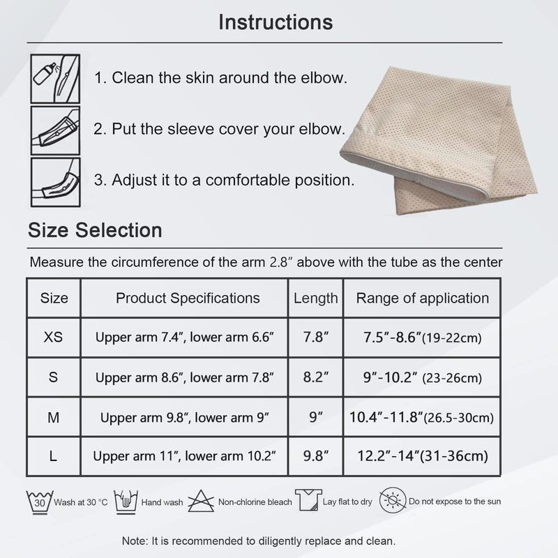 Ultra-Soft PICC Line Cover - Adult PICC Sleeve Arm Nursing Cast Protector,Non-Slip, Breathable, Comfortable (M) M - BeesActive Australia