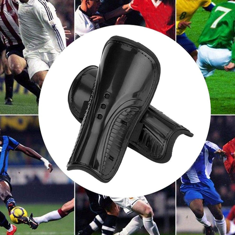 1 Pair Adult Youth Child Soccer Shin Guards, Lightweight and Breathable Football Shinguards Soccer Ball Shin Pads Sports Legs Protector Dual Strap Design for Kids Teenager 4 Colors(Black) shin gu - BeesActive Australia