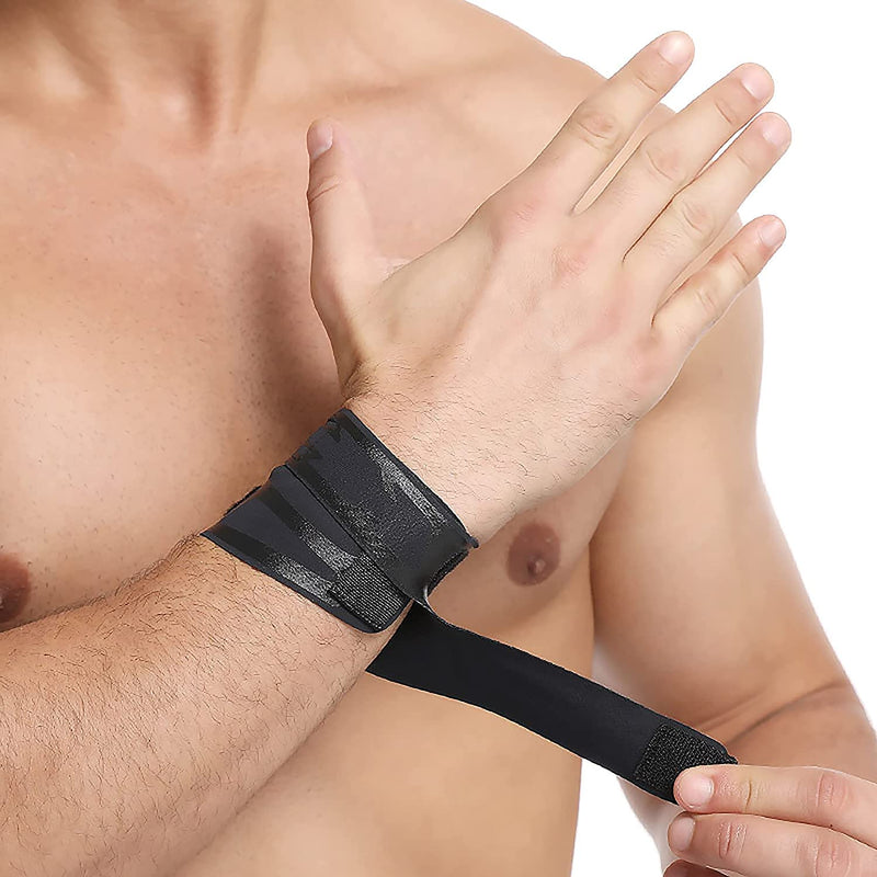 Milec Wrist Brace for Carpal Tunnel, Adjustable Ultra Thin Compression Wrist Wraps Wrist Support for Tendonitis and Arthritis Wrist Straps Pain Relief for Men Women, Working Out, Weightlifting - Black - BeesActive Australia