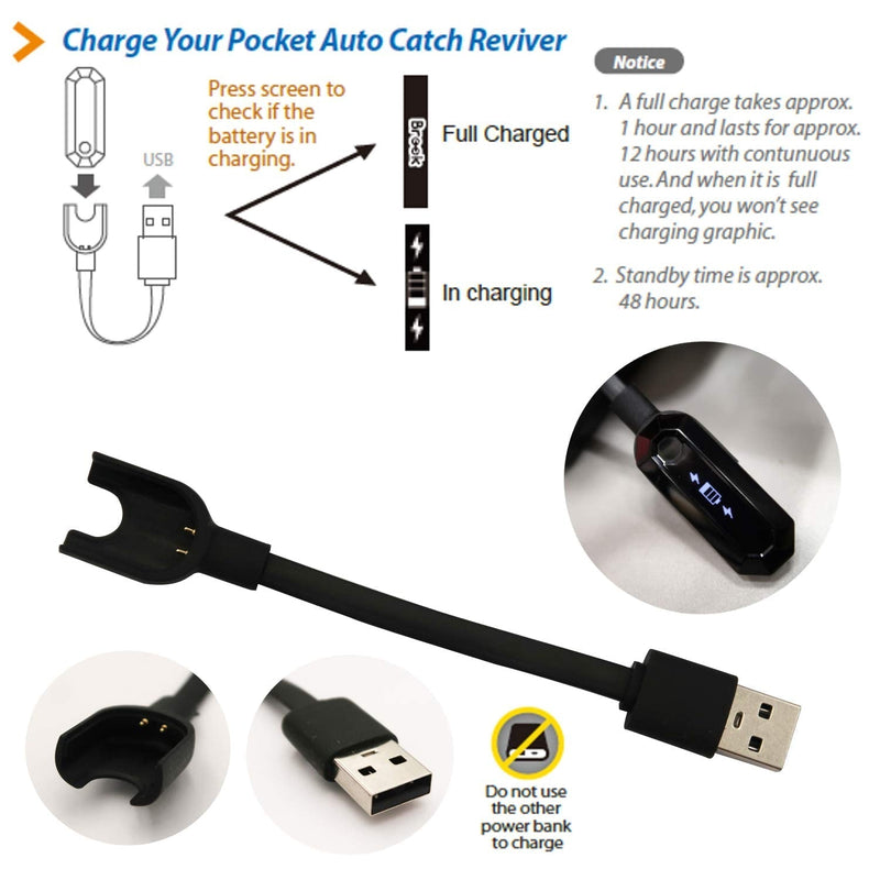 Mcbazel Brook Pocket Auto Catch Reviver Plus+ for Poke mon Go, Auto Catching Poke mon Collecting Items Wristband Bracelet Accessory, Reminder for Disconnection, Battery Capacity Display - BeesActive Australia