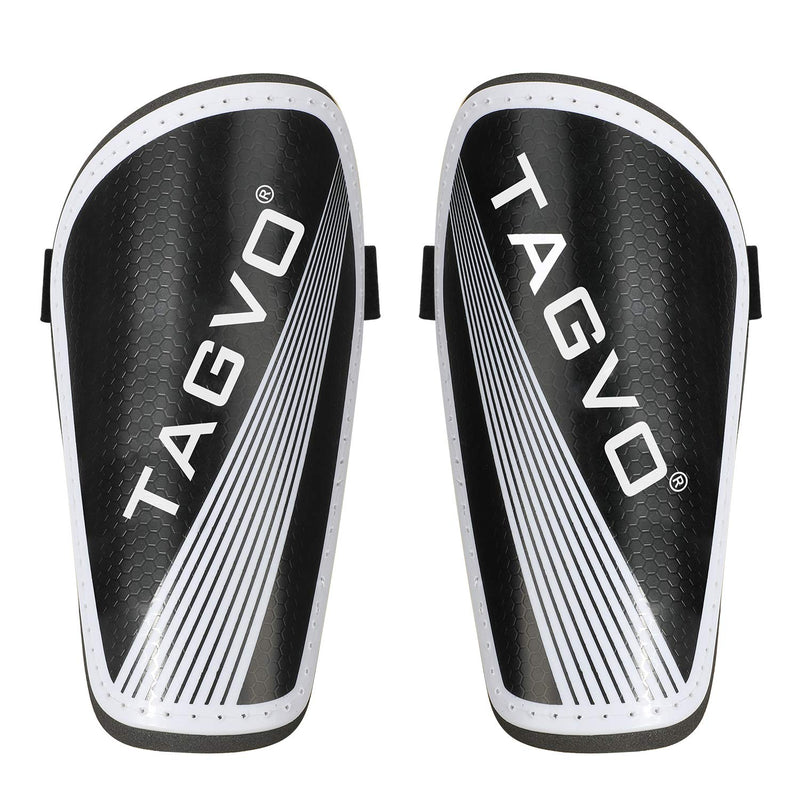 TAGVO Soccer Shin Guards, Kids Soccer Equipment with Ankle Sleeves Protection, Youth Sizes Child Soccer Shin Pads for Boys Girls Pattern_D X-Small - BeesActive Australia