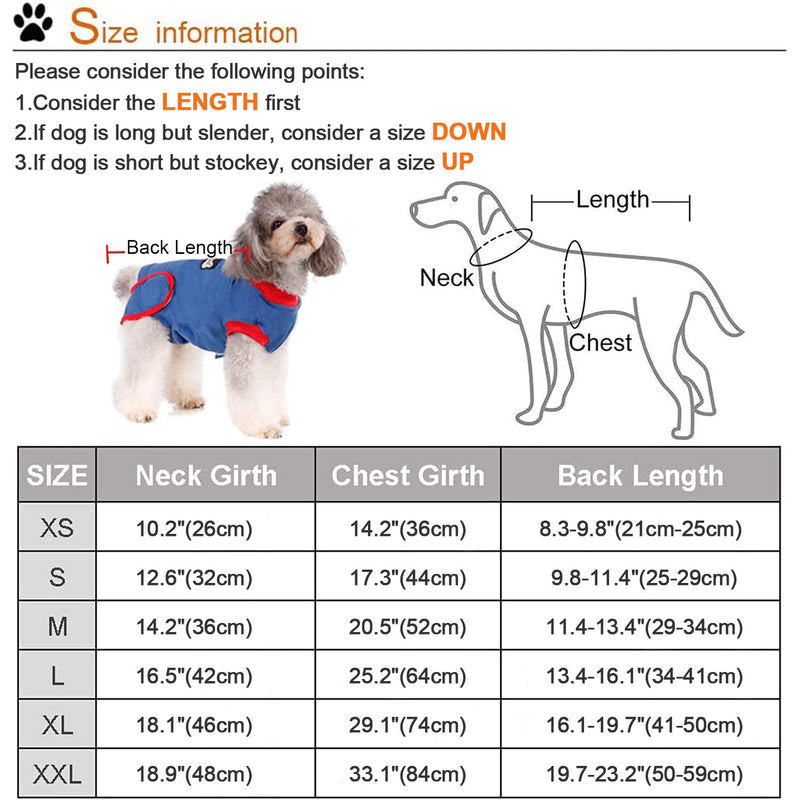 DogLemi Dog Surgery Recovery Suit, Recovery Suit for Dogs After Surgery, Dog Recovery Suit for Male Female, Dog Wounds Bandages Cone E-Collar Alternative, Prevent Licking Biting Soft Fabric Onesie L - BeesActive Australia