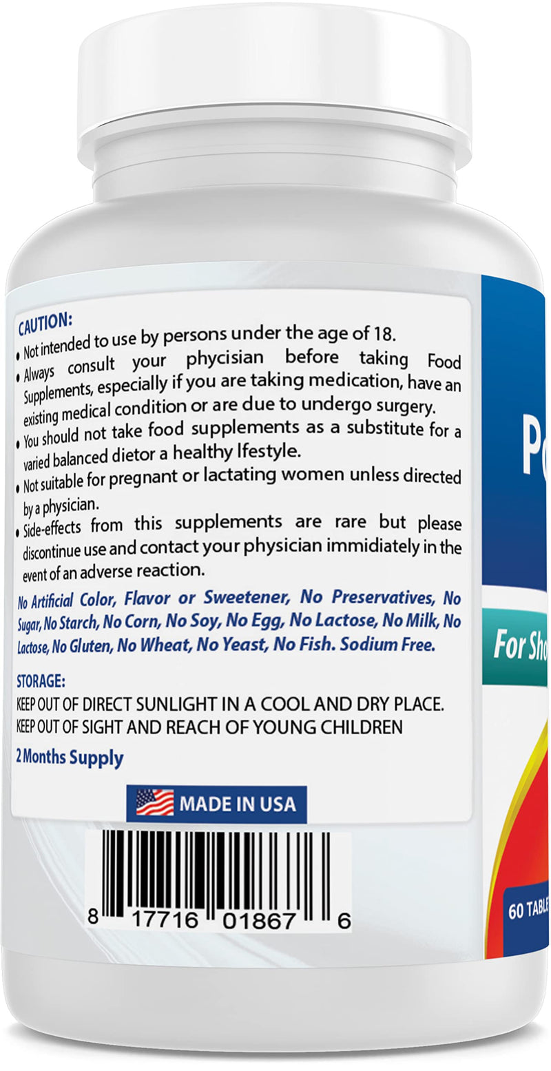 Best Naturals Potassium Iodide 65 mg - Dietary Supplement, 60 Tablets Unflavoured 60 Count (Pack of 1) - BeesActive Australia