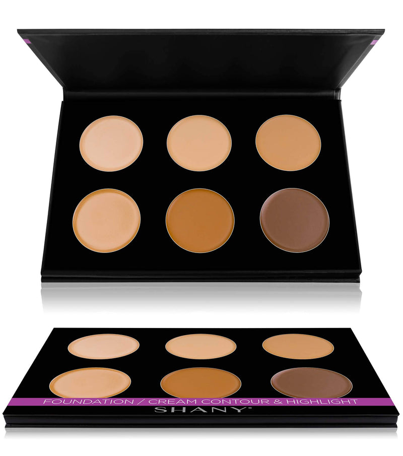 SHANY Foundation/Cream Contour & Highlighting Palette - Layer 1 - Refill for the 6 Layer Mini Masterpiece Collection Makeup Set - BeesActive Australia