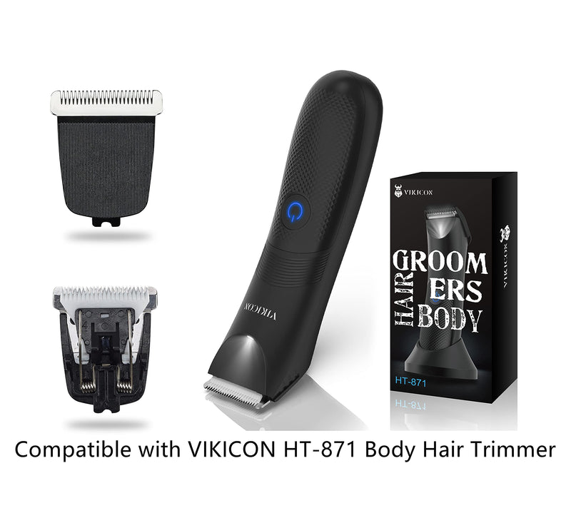 VIKICON Groin Hair Trimmer HT-871 Ceramic Blade Head Refill, Electric Ball Shaver Replaceable Blade, 1 Pack - BeesActive Australia
