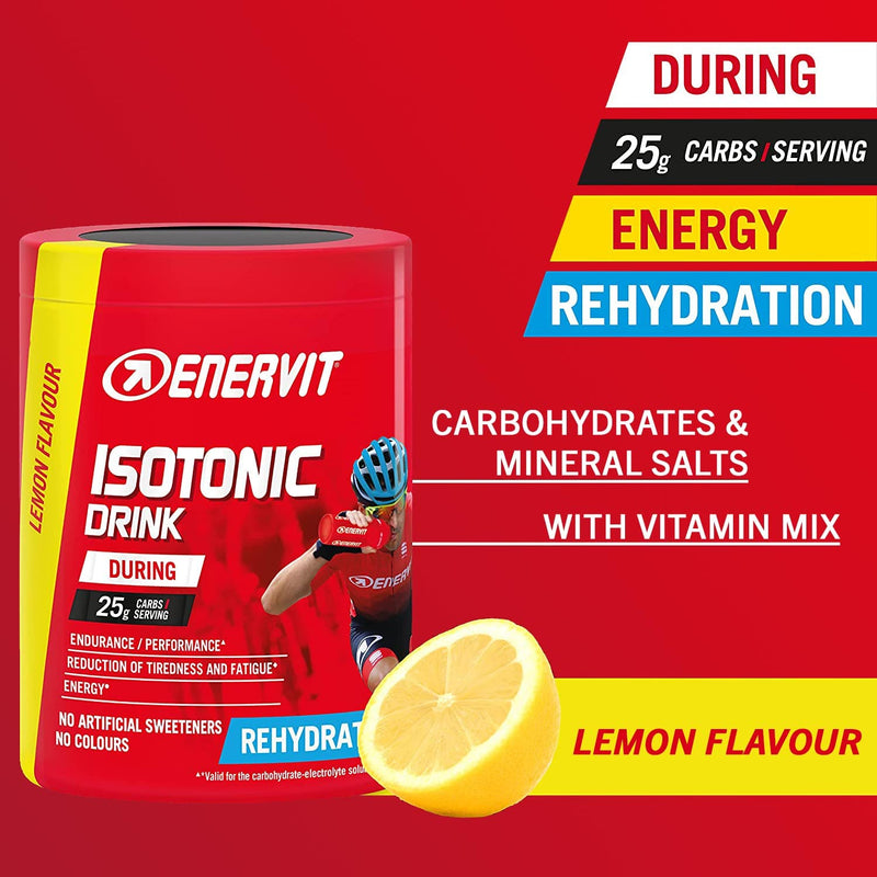 Enervit Sport Isotonic Drink, Lemon, 1x 420g 420 g (Pack of 1) - BeesActive Australia