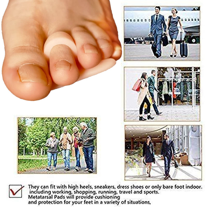 12 Pieces Gel Hammer Toe Corrector, Toe Separators for Overlapping Toes - Claw Toe Corrector - Toe Straightener, Reduces Toe & Foot Discomfort - BeesActive Australia