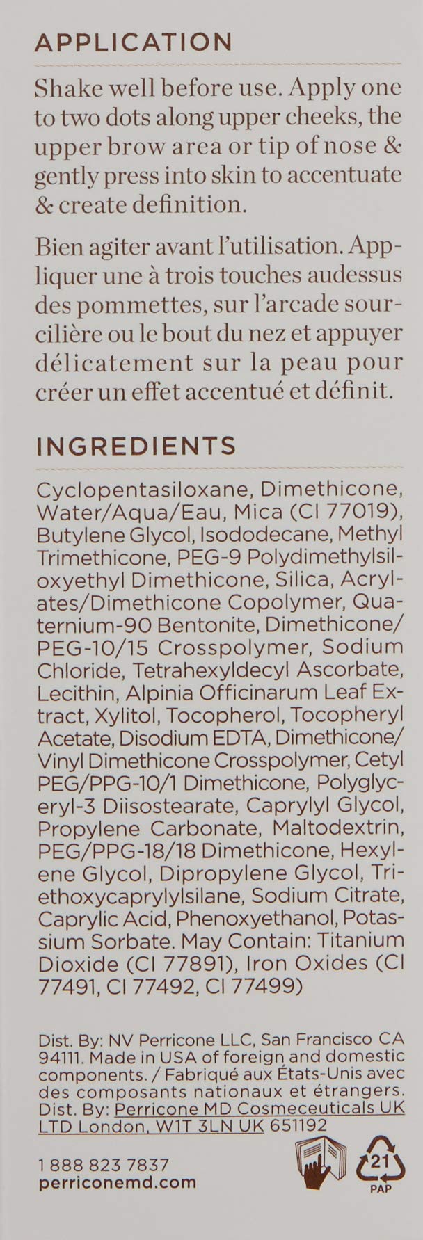 Perricone MD No Makeup Highlighter 0.3 oz - BeesActive Australia