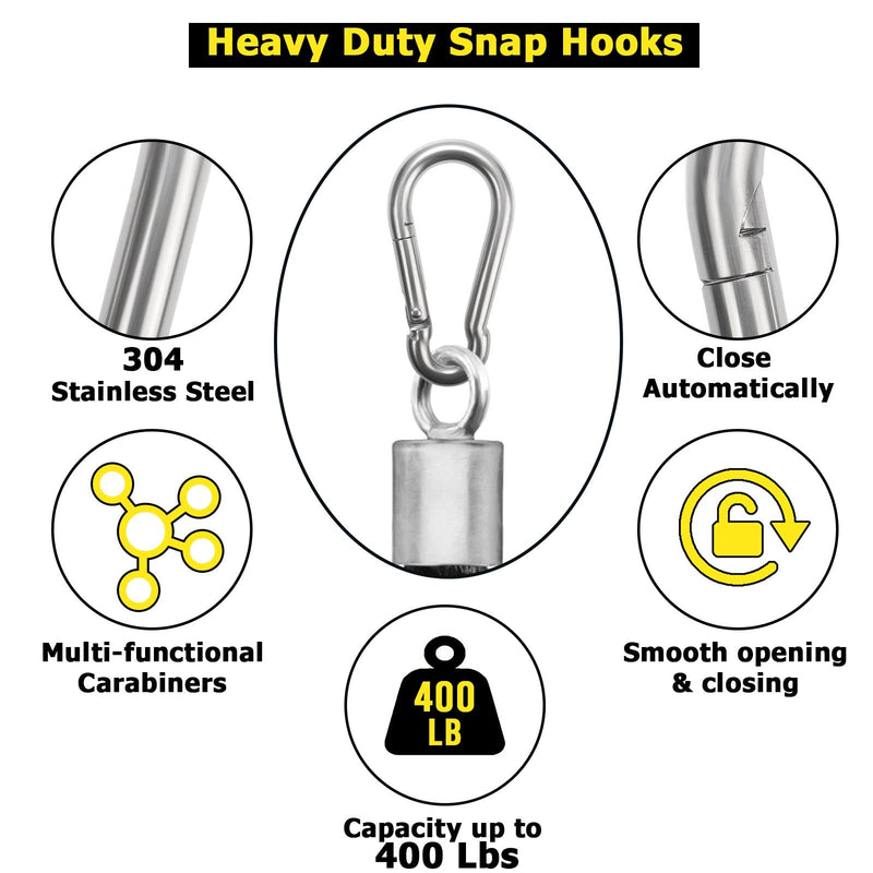 A2ZCARE Combo LAT Pull Down Attachment - Cable Machine Accessories for Home Gym with Multi Option: V-Handle, Tricep Rope, D-Handle, V-Shaped Bar, and Rotating Bar Snap Hook (Set of 4) - BeesActive Australia