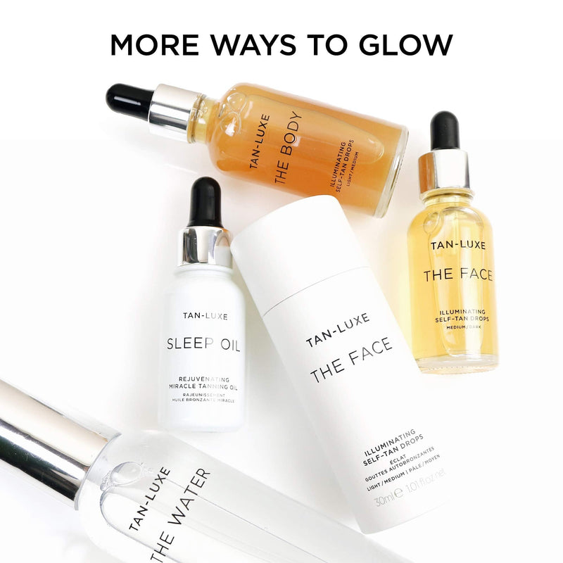 Tan Luxe THE WATER Fake Tan Water, Medium (200 ml) Self Tanning Water, Cruelty Free & Vegan Light - BeesActive Australia