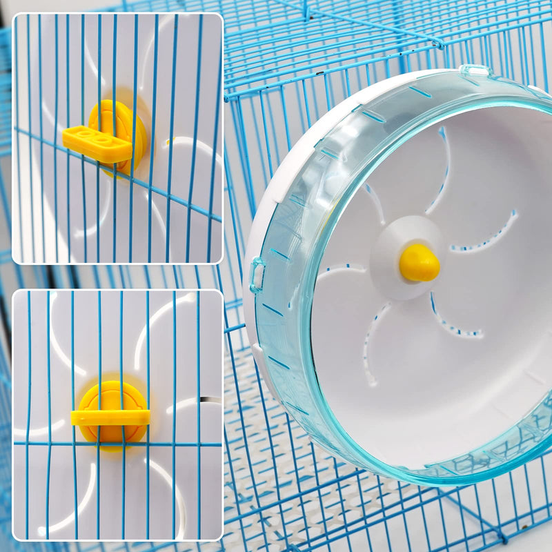 Hamster Saucer 8.3" Silent Hamster Exercise Wheels Silent Spinner Running Wheels for Small Animal Pet Hamster Chinchillas Gerbils and Mice - BeesActive Australia