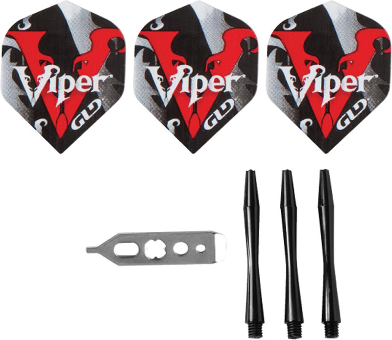 [AUSTRALIA] - Viper Bully 80% Tungsten Steel Tip Darts with Storage/Travel Case, Coarse Knurling, 24 Grams 