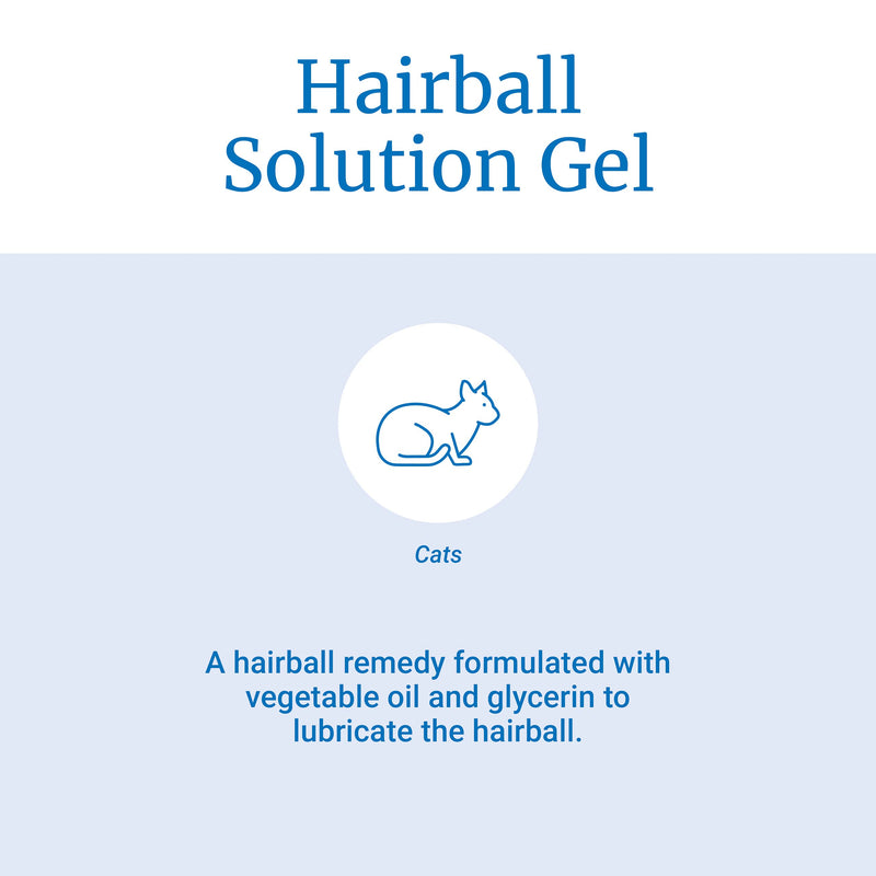 PetAg Hairball Natural Solution Gel Supplement for Cats - Hairball Remedy for Cats - 3.5 oz - 2 Pack - BeesActive Australia