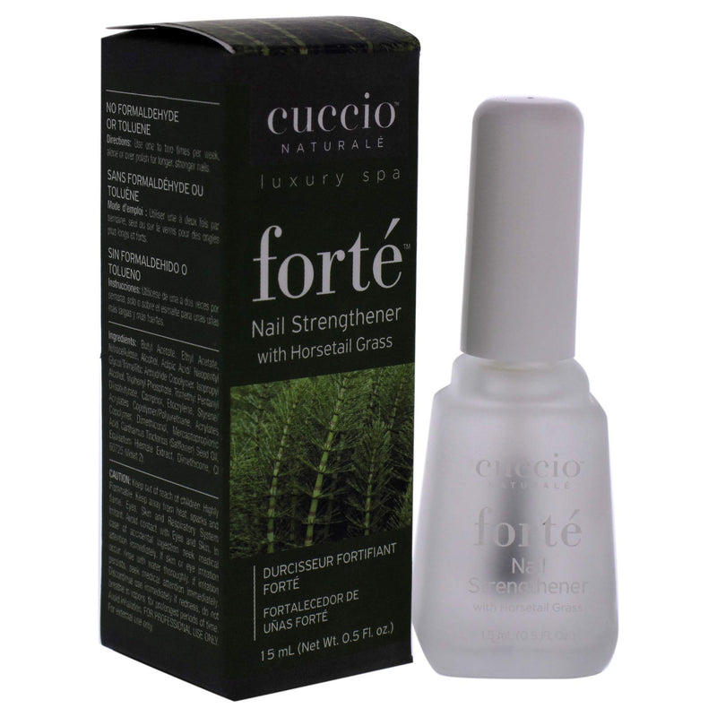 Cuccio Naturalé Forte Nail Strengthener - Durable Protection Against Cracking, Splitting, Breakage - Helps To Grow Natural Finger & Toenails - Paraben & Cruelty Free with Horsetail Grass - 0.50 oz - BeesActive Australia