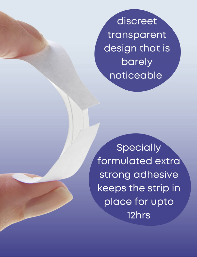 Sleepeze Remedies x60 Nasal Strips Clear Large, Nose Strips to Stop Snoring, Snore Strip to Help You Breathe Through Your Nose, Snore Stopper, Anti Snoring Breathing aids for Sleep (x60 New) 60 Count (Pack of 1) - BeesActive Australia