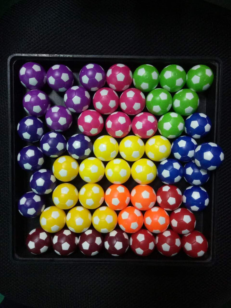 Sunfung Table Soccer Foosballs Replacement Balls Mini Multicolor 36mm Official Foosball 12 Pack - BeesActive Australia