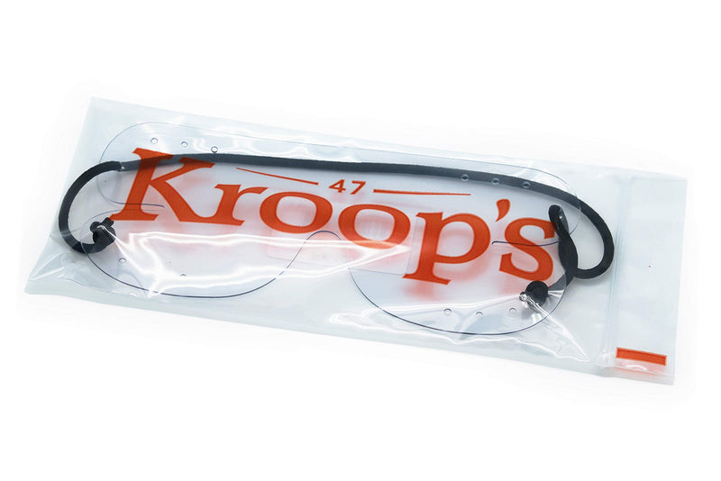 Kroop's Flexi-Fold Goggles - Foldable Goggles For Easy Storage. Made in the USA Black Adult - BeesActive Australia