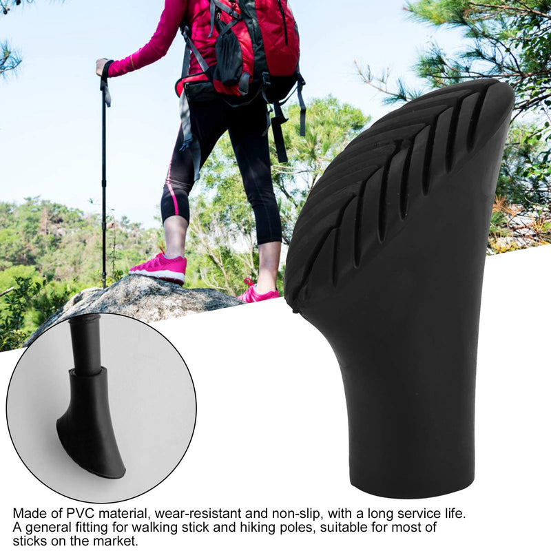 RiToEasysports 20Pcs Walking Stick Tip Protectors Wear?Resistant Non?Slip Walking Stick Caps Ends with a Inner Diameter of 1.1 cm/0.4 in - BeesActive Australia